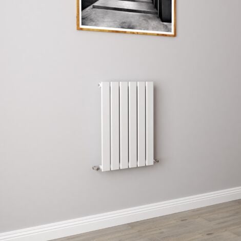 AICA Flat Panel Radiator Designer Central Heating Horizontal 600x408mm Single White