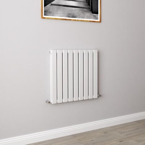 AICA Flat Panel Radiator Designer Central Heating Horizontal 600x612mm Double White