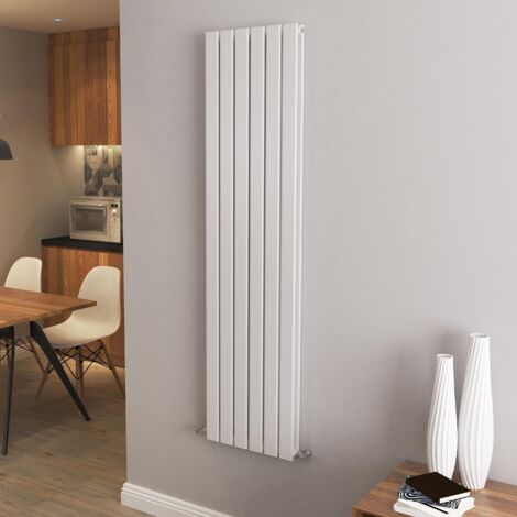 AICA Flat Panel Radiator Designer Central Heating Vertical 1600x408mm Double White