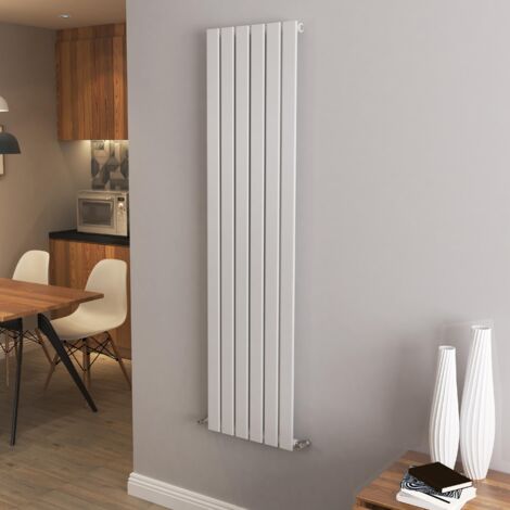 AICA Flat Panel Radiator Designer Central Heating Vertical 1600x408mm Single White