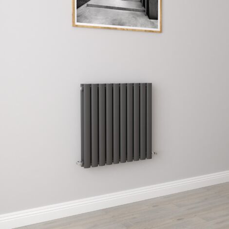 NRG Modern Radiator Gloss White 600x1593mm Single Oval Panel - View #11