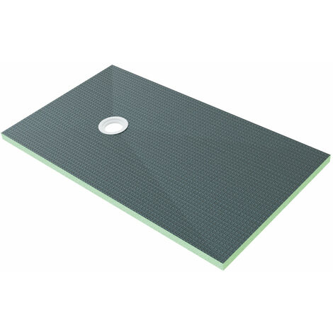 Aica Sanitaire – Receveur de douche à carreler 1200x900mm – Re découpable jusqu'à 30 cm – Polystyrène armé – Prêt à carreler pour salle de bain
