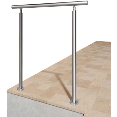 100cm Handrail Stair Rail Grab Balustrade Metal Staircase Banister Bar - View #9