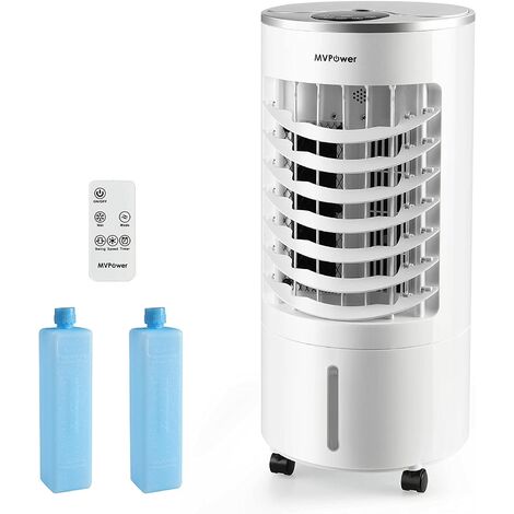 3 Vitesses de Ventilateur réservoir deau de 25 L ZXW Refroidisseur dair et climatiseur Portable 3 en 1 avec humidificateur à Filtre de Ventilateur boîte de Cristal de Glace télécommande 