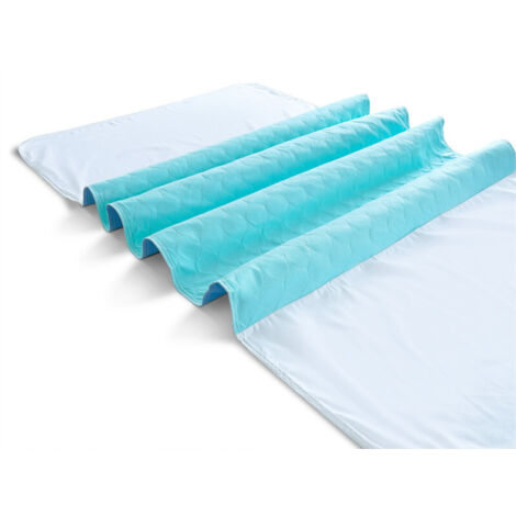 Aidapt VM842E - Paquet de 2 alèses avec rabats repliables - 850x900x50mm