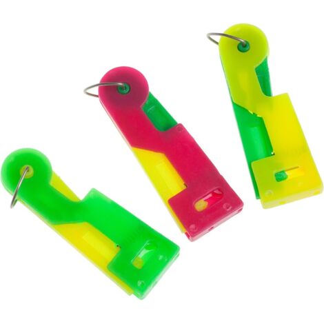 Aide à l'enfilage de l'aiguille (machine à coudre et main) : 3 x enfile-aiguille automatique en plastique