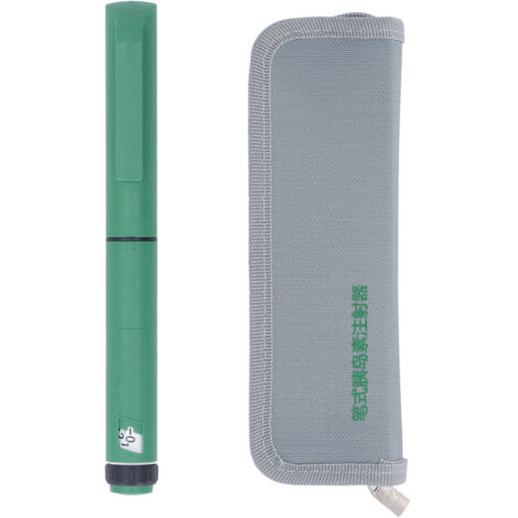 Aide à l'injection d'insuline - Stylo injecteur avec étui de transport - Seringue pour diabétiques - Modèle 1