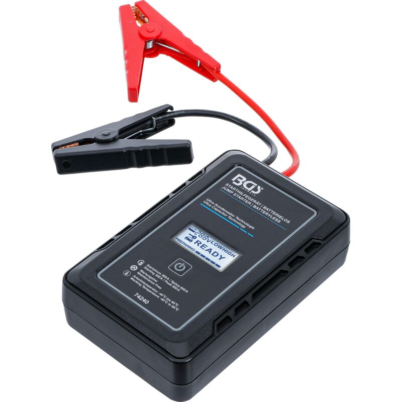 Bgs Technic - Aide au démarrage sans batterie avec technologie ultra-condensateur 12 v / 300 a / 600 a
