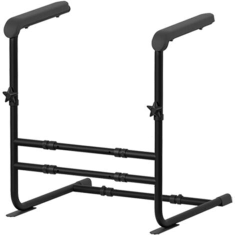 Aide au redressement de chaise de canapé pour personnes âgées, aide au levage de canapé, 6 hauteurs, largeur réglable, poignée de sécurité pour patients, handicapés Noir