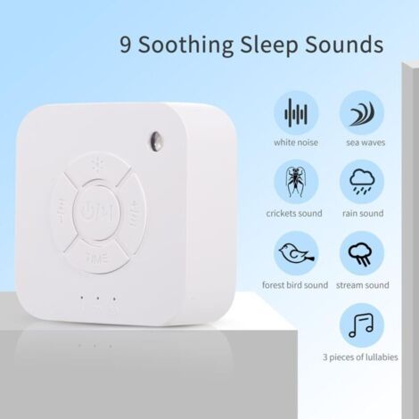 Aide au sommeil avec musique et luminothérapie - portable-Nourrissons, Adultes, Maison, Bureau, Voyage