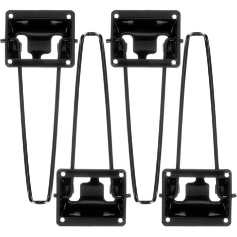 AIDUCHO 4 Pièces Pieds Pliants Pour Petite Table Pieds De Table En Épingle 200mm À Pliable Pieds De Table D'ordinateur Portable Pieds De Table Basse Bureau Pliant