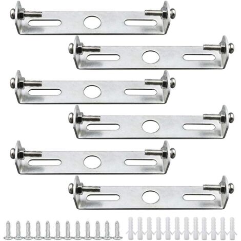AIDUCHO 6 X 110mm Support De Plaque De Montage Pour Plafonnier Plaque De Suspension Pour Plafonnier Support De Luminaire De Plafond Pour D'éclairage De Lustre, Plafonnier De Bureau À Domicile