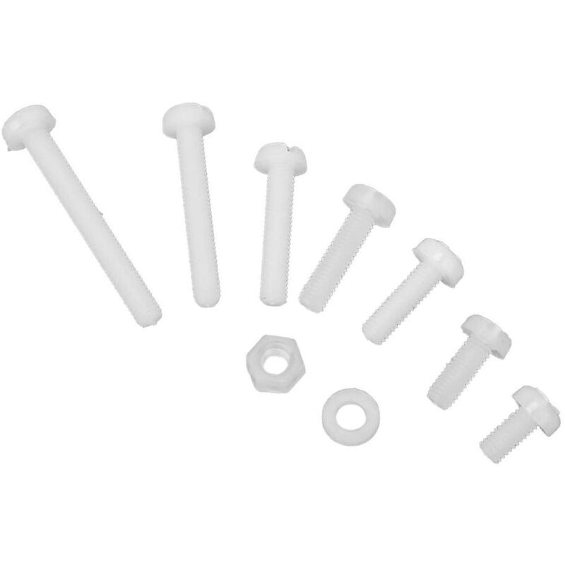 800pcs/Boîte M3 En Nylon à Vis Rondelle à Vis Kit De Fixation Accessoires De Matériel Avec Boîte En Plastique - Aiducho