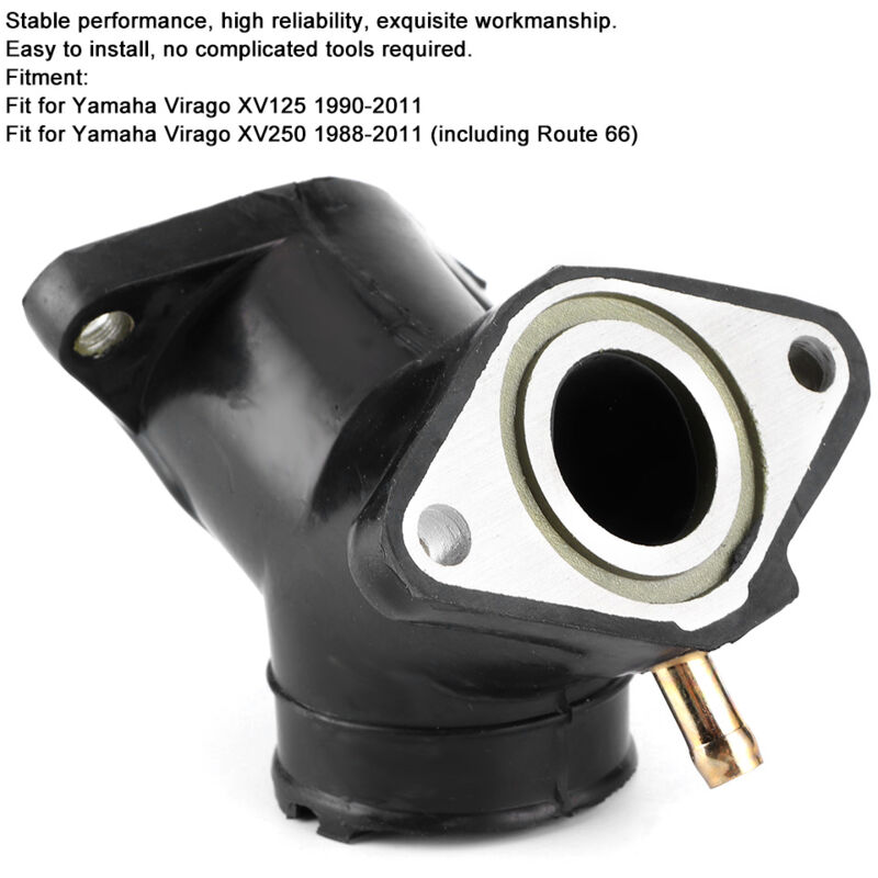 Aiducho - Accessoire De Soufflet De Joint D'interface De Carburateur De Moto Adapté Pour Yamaha Virago Xv125 Xv250