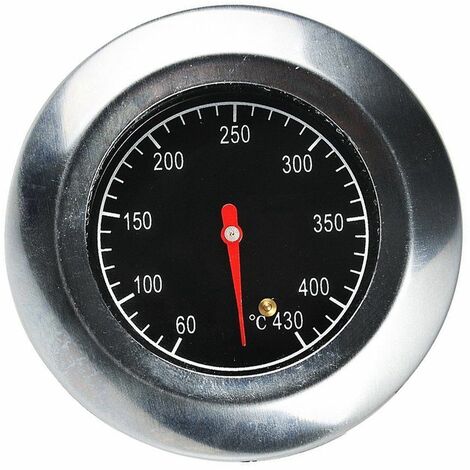 AIDUCHO Acier Inoxydable Thermomètre,Métal Thermomètre,Pour Barbecue en Acier Inoxydable Barbecue à Gaz Barbecue,(60°C -430°C)