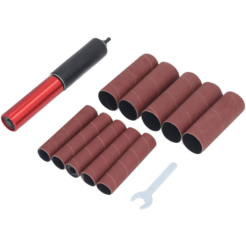 Aiducho - Adaptateur De Ponceuse à Broche 1,5 Po Kit De Mandrin De PonçAge De Perceuse En Alliage D'Aluminium Pour Bois Et MéTal