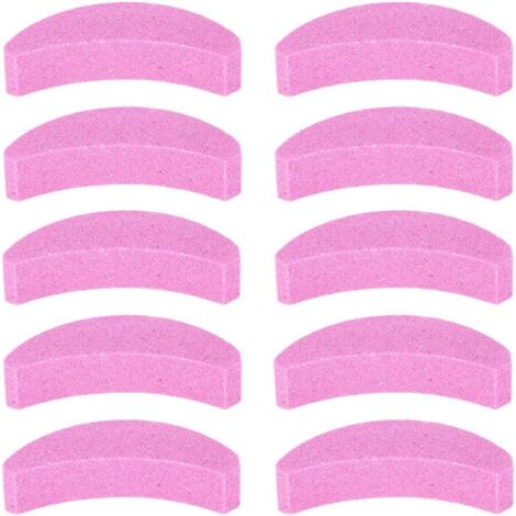 AIDUCHO Affûteur De Tronçonneuse, 10 Pcs Affûteur De Tronçonneuse Portable en Forme De Lame De Scie Pierre à Aiguiser Chaîne Meule Meule Chaîne Meule Pierre