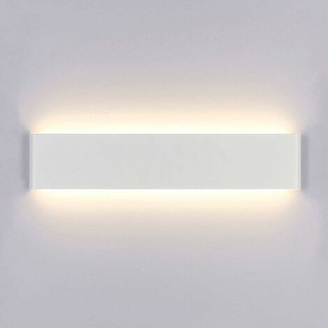 AIDUCHO Applique Murale Interieur LED 14W 3000K Lampe Murale Blanc Chaud Acrylique Moderne AC 220V pour Chambre Salon Escalier Couloir 40cm [Classe énergétique A+]