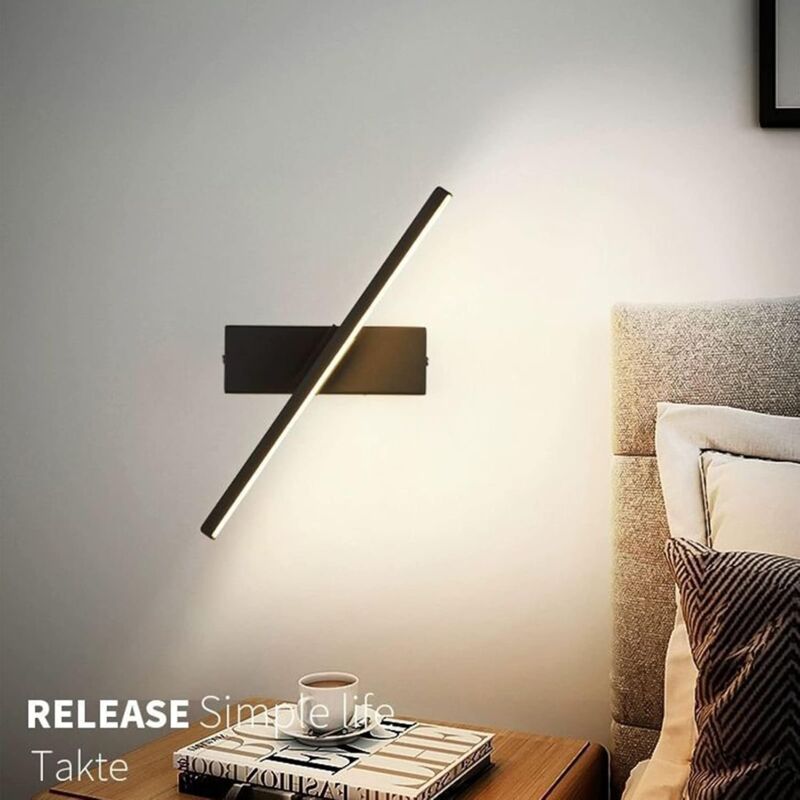 Applique Murale Rotative Pour Chambre à Coucher, Coque En Fer, Surface De Cuisson à Haute Température, Anti Corrosion, Lampe De Chevet, Applique