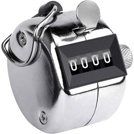 AIDUCHO Compteur Manuel, Compteur à Main, Scoreur Sport Manifestation, Mécanique Clicker pour Compte de Personnes ou Points, Compteur Manuel mécanique pour Sport/Entraîneur/École/Golf(Size:45x30mm)