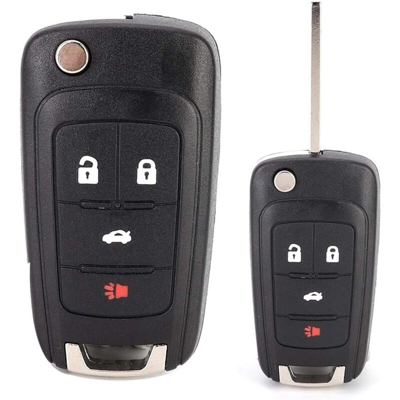 AIDUCHO Coque De Protection Pour Clé De Voiture À 5 Boutons Pour Chevrolet Camaro 2010-2013