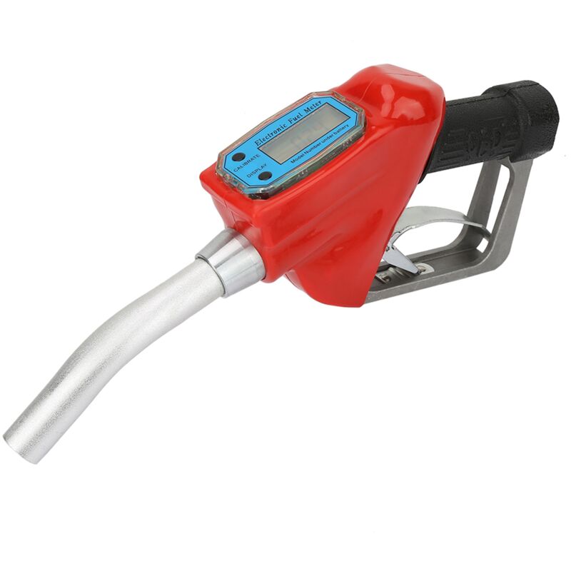 Distributeur électronique Compteur de carburant Pistolet de distribution d'huile avec buse (avec batterie) Buse de ravitaillement AC-15A - Aiducho