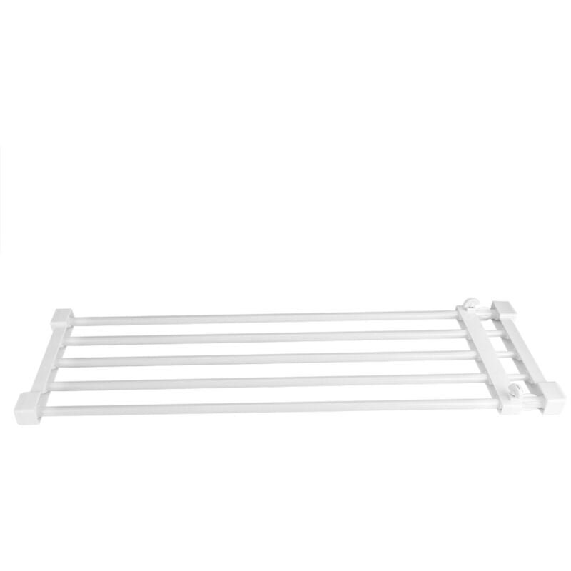 Aiducho - tagère Extensible de Placard sans Perçage, Étagère de Séparateur Armoire Réglable Organisateur de Rangement Étagère Telescopique Garde-Robe