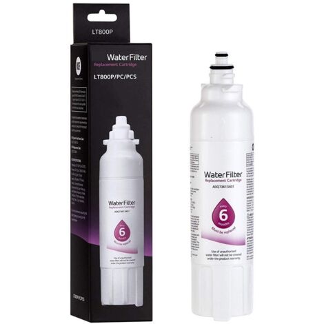 AIDUCHO Filtre à eau Cartouche de remplacement  LT800P pour Réfrigérateur, congélateur ADQ73613401, ADQ73613408 LG