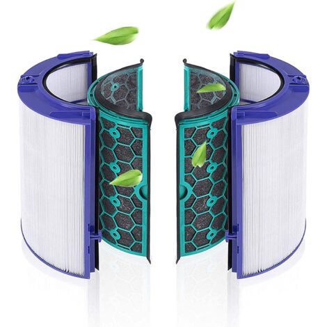 AIDUCHO Filtre Hepa De Rechange Compatible Avec Dyson Hp04 Tp04 Dp04 Tp05 Hp05 Pure Cool Purificateur D'air Ventilateur Et Filtre À Charbon Actif Interne À 360°
