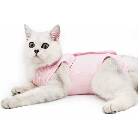 Chat Vetement De Recuperation Operatoire Gilet Blessures Medical Protection Anti Lecher Pour Chien Chat Petit Animaux Camouflage M