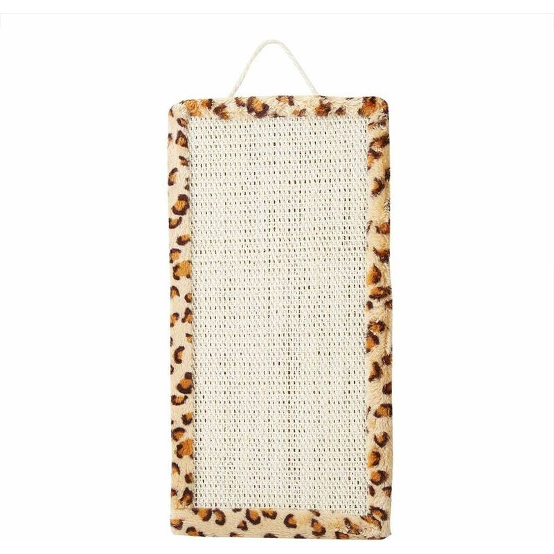 Grattoir Chat, Panneau à gratter pour Chat grattoir Chat Carton sisal Naturel griffoir pour Chat Chaton Protection Meubles(Imprimé léopard) - Aiducho