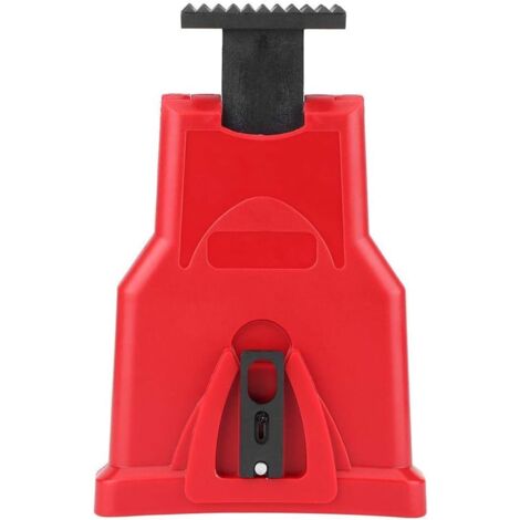AIDUCHO Haute Qualité Électrique Tronçonneuse Aiguiseur, Portable Chaîne Scie Lame Aiguiseur Tronçonneuse Dents Affûteuse Kit Universel Pierre À Aiguiser Grinder Outils(Rouge)