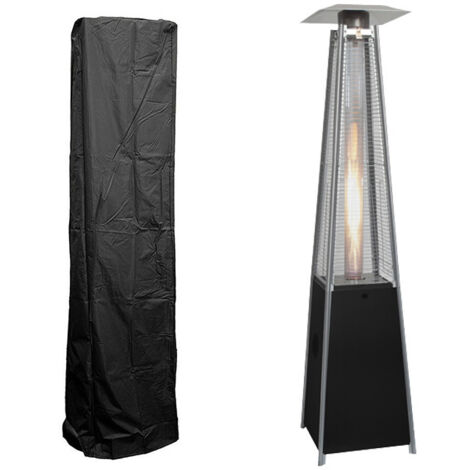 AIDUCHO Housse Pour Parasol Chauffant(221x53x61cm), Oxford 210d Couverture De Chauffe-Patio De Terrasse Imperméables Couverture Anti-Déchirure Anti-Neige Résistant Au Vent