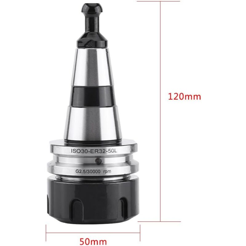 Aiducho - Iso30 Er32 Balance Collet En Acier Inoxydable, Mandrin Perceuses, G2.5 30000rpm,Porte-Outil De Fraisage Cnc