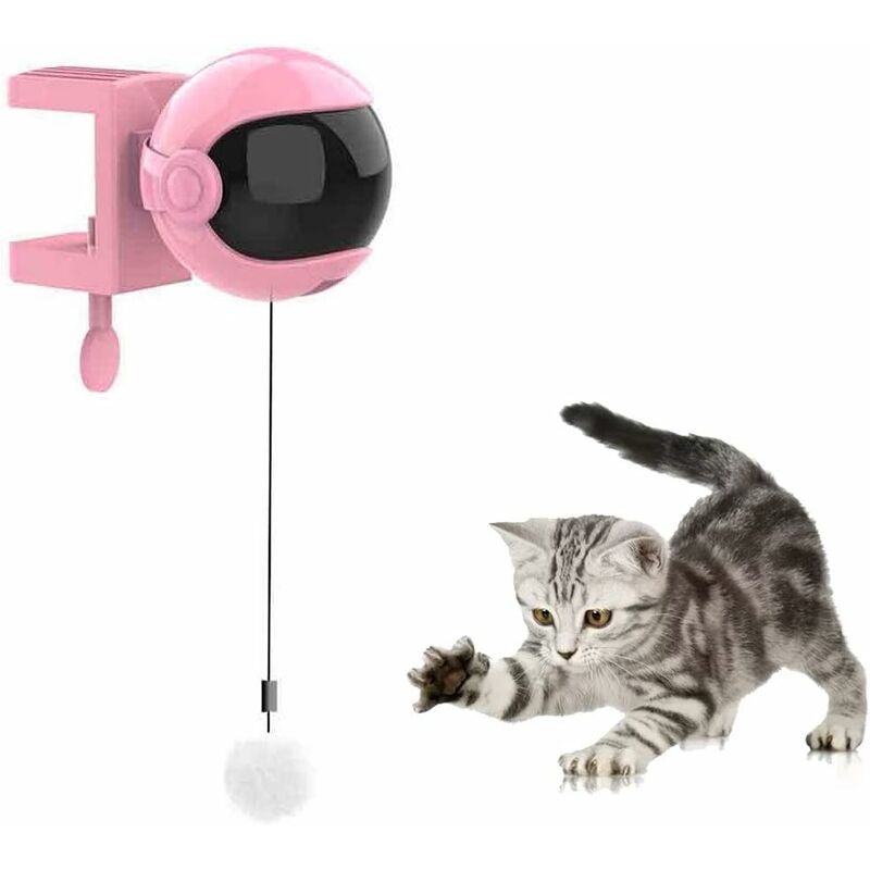 Jouet pour chat interactif automatique, peut être tourné à 360 degrés, ascenseur électrique, jouet pour chat automatique, fait pivoter