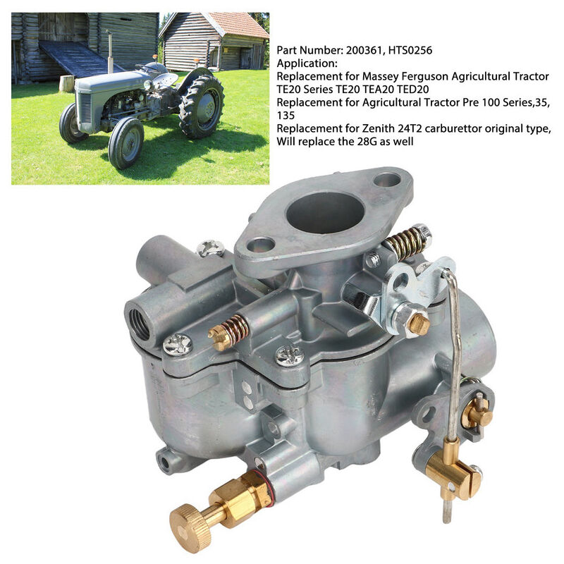 Aiducho - Kit De Carburateur For Remplacement Hts0256, For Tracteur Agricole Série Te20-Te20 Tea20 Ted20 Ht