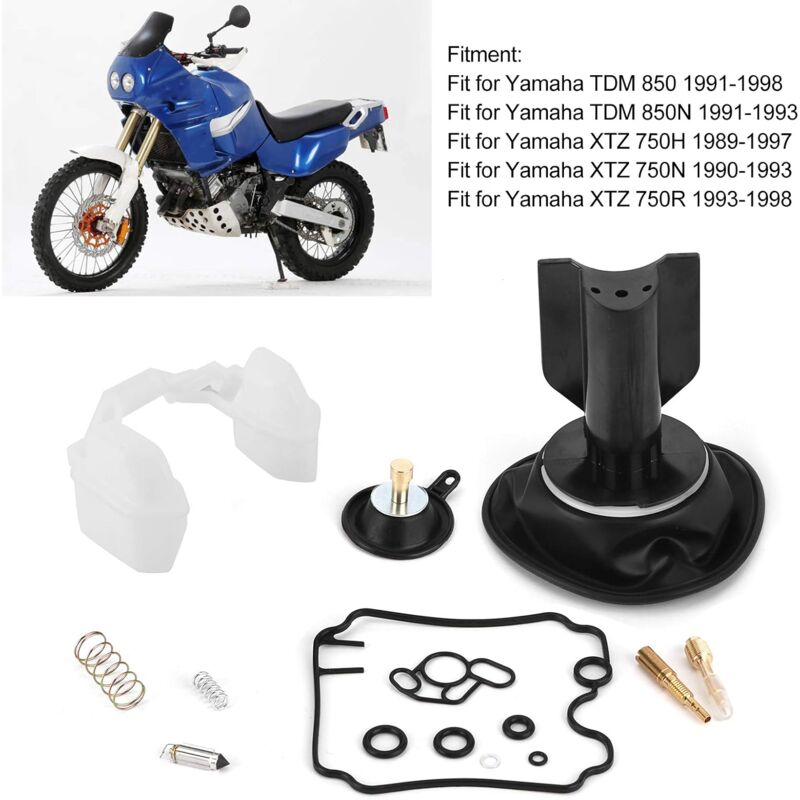 AIDUCHO Kit De Reconstruction De Carburateur - 2 Jeux Pour Yamaha Tdm 850/Tdm 850n/Xtz 750h/Xtz 750r - Essentiel Pour La Réparation De Carburateur
