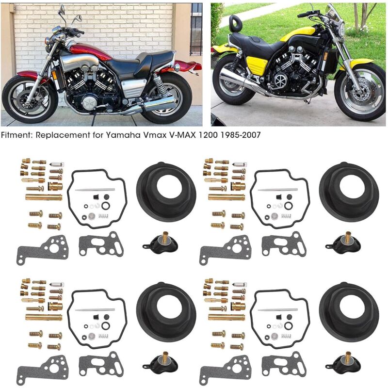 Aiducho - Kit De Réparation De Carburateur Kit De Reconstruction De Carburateur Remplacement De Révision De Carburateur De Moto Pour Yamaha Vmax