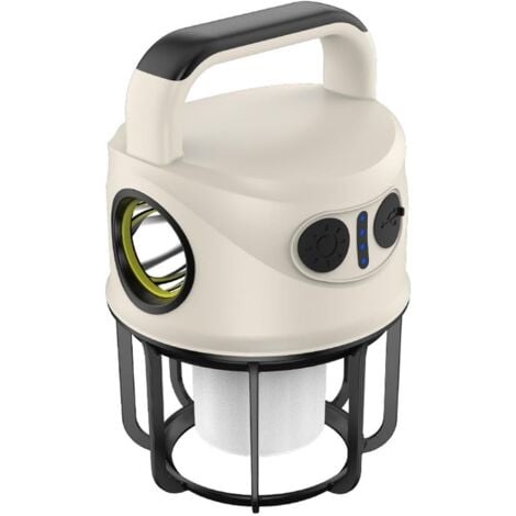 AIDUCHO Lanterne Camping LED Rechargeable, Etanche lampe exterieur,  lampe torche led ultra puissante rechargeable usb Câble USB Inclus
