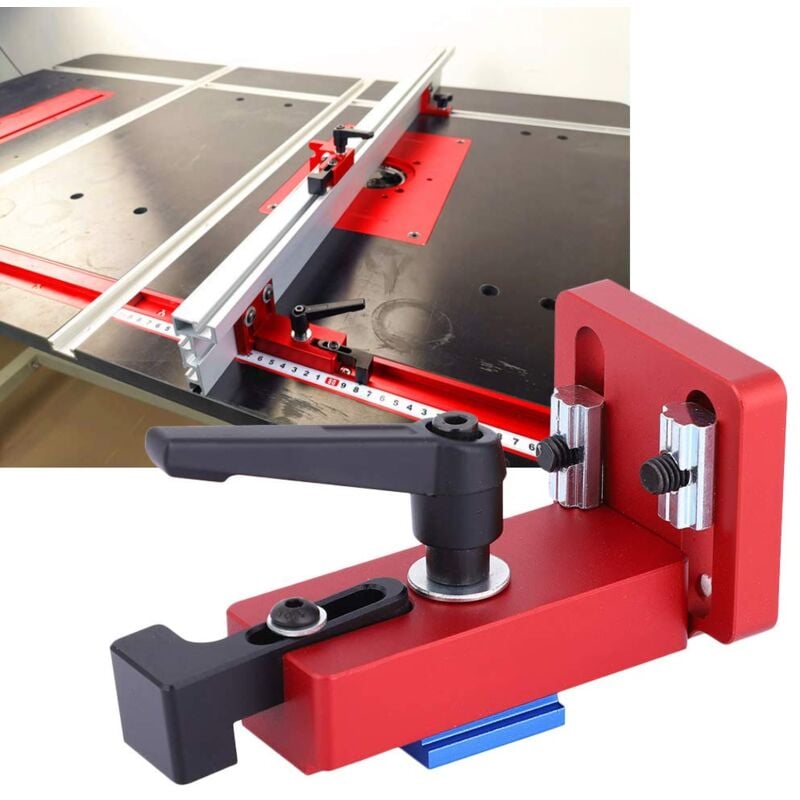 Aiducho - Localisateur De Goulotte, Type 45 Miter Track Stop Localisateur De Goulotte Connecteur De Support En Alliage D'aluminium Rail De Guidage