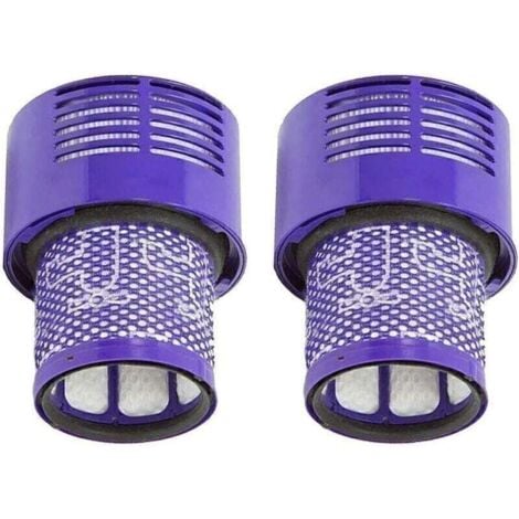 AIDUCHO Lot de 2 Filtres de Rechange Lavables pour les Aspirateurs Dyson V10 Filtre de Rechange Dyson pour Série V10 SV12