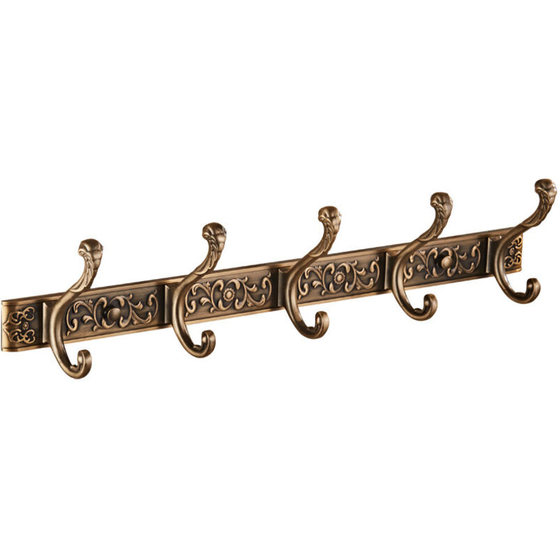 Aiducho - Murale Patère Porte Vintage Bronze Couleur Rétro Patère Porte Manteau Mural Crochet De Manteau Avec Vis Vintage Crochet Aluminium Crochet