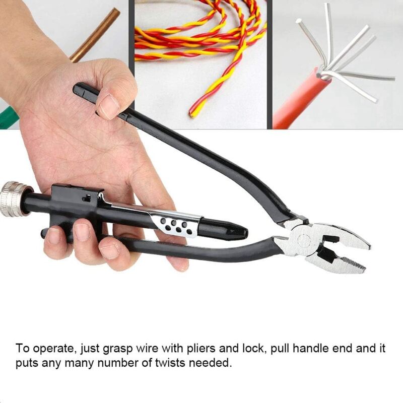 Aiducho - Pince à Freiner, Pince à Torsion de Fil Pince à Fil de Sécurité en Acier à Haute Teneur Pince D'ingénieur de Verrouillage de Torsion de