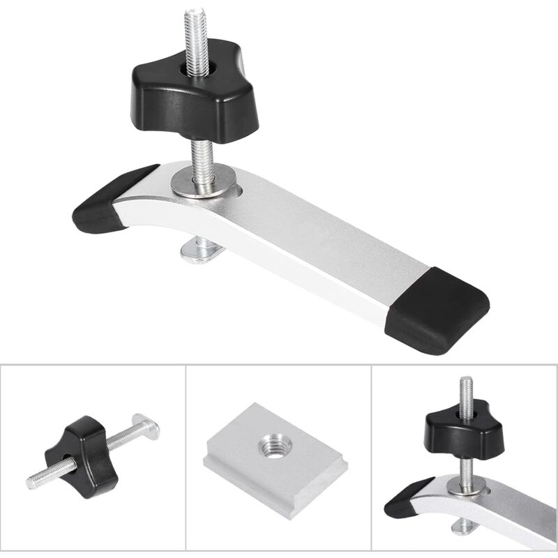 Pince à Rainure En t T-Slot T-Track En Métal Outil De Fixation Serrage Rapide Pour Travail Du Bois - Aiducho
