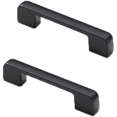 AIDUCHO Poignée De Meuble En Alliage De Zinc En T, Poignée De Porte De Placard De Cuisine, Poignée De Meuble Chromé Brillant, Poignée De Porte, Poignée De Commode, Trou Central 96 Mm (5 Pièces)