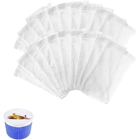 AIDUCHO Pool Skimmer Socks,Chaussettes de Skimmer, Chaussette skimmer piscine, Prefiltre Skimmer Réutilisable et Super Élastique pour Peuvent Emprisonner Pollen,Feuilles,Cheveux,l'Huile,les Insectes(2