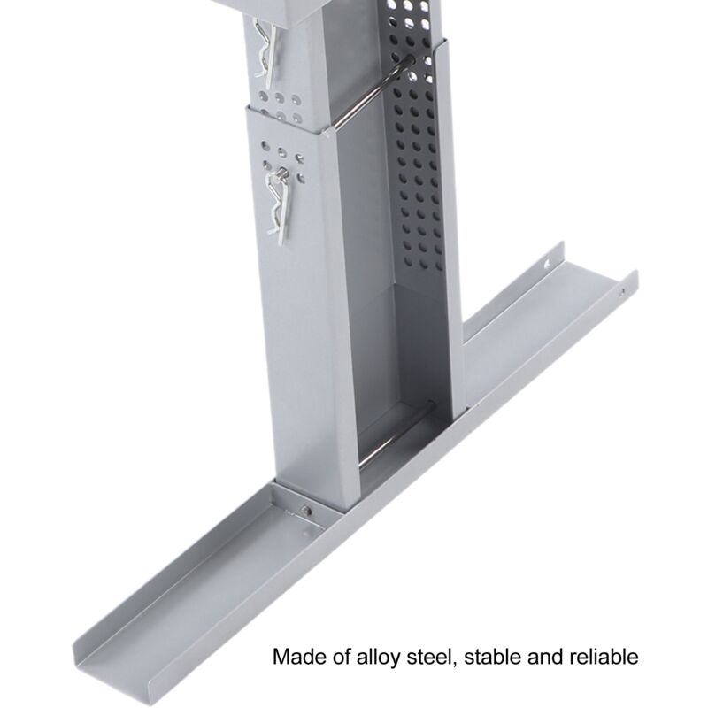 Aiducho - Rallonge d'échelle pliante en acier allié, stabilisateur d'escalier, support auxiliaire pour échelles télescopiques et droites