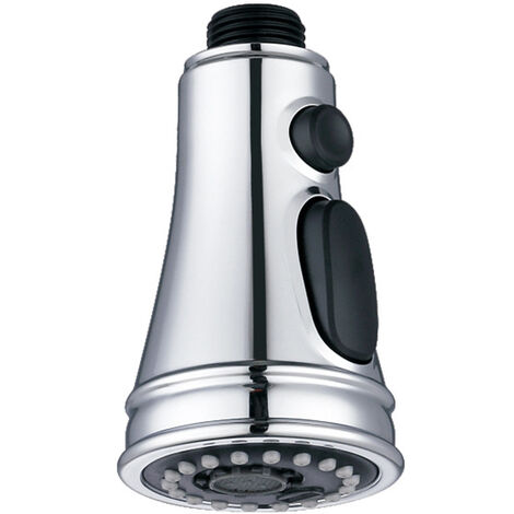 AIDUCHO Recharge Extractible Douchette Evier Cuisine, Mitigeur Cuisine, Douchette à 3 Fonctions de Jet Compatible avec les Robinets Moen, EU Standard, Delta, Kohler,Chrome