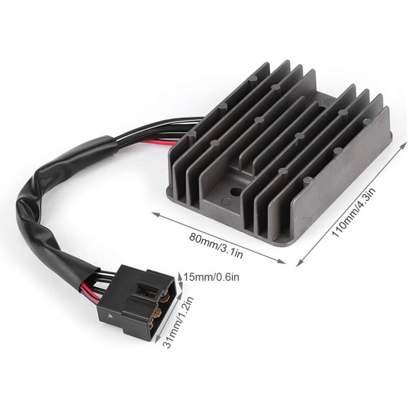 AIDUCHO Régulateur De Redresseur De Tension 5 Broches 5 Fils-Redresseurs D'alternateur De Sports Motorisés 32800-33e20 Adapté Pour Gsxr Gsf 600 650