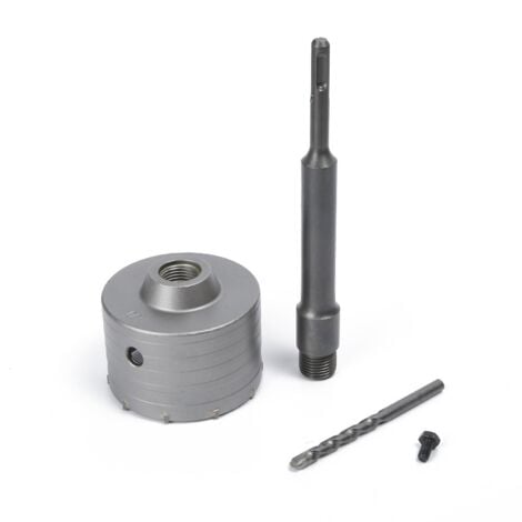 AIDUCHO Scie Cloche à Béton 150 mm avec Tige SDS Plus 220 mm Pour Ciment, Brique, Pierre, Mur, Béton Autonivelant